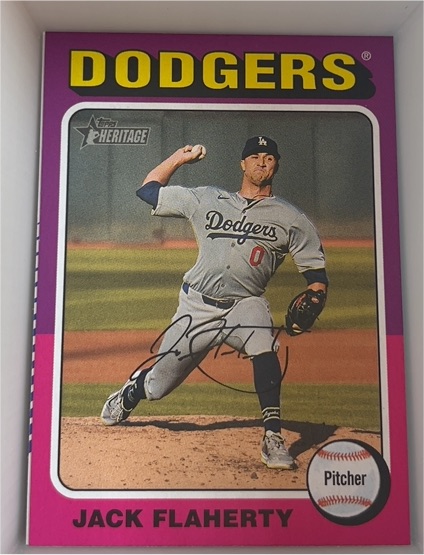 2024 Topps Heritage High Number #565 Jack Flaherty — front