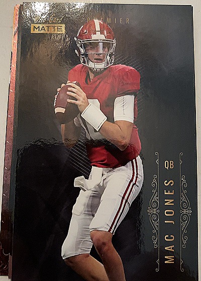 2021 Wild Card Matte Premier #MBC-3 Mac Jones — front