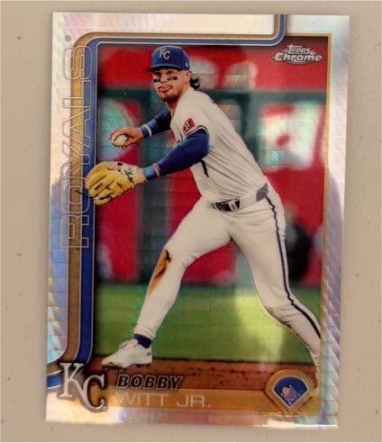 2025 Topps Chrome #93 Bobby Witt Jr. — front