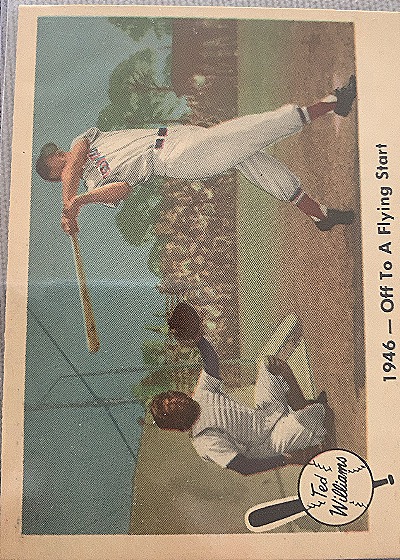 1959 Fleer #48 Ted Williams Off To A Flying Start — front
