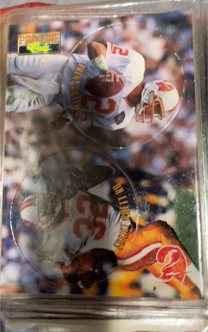 1995 Pro Line #C-27 Trent Dilfer / Errict Rhett Pogs — front