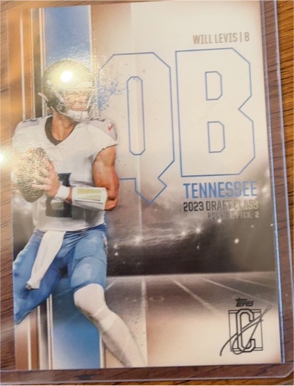 2024 Topps Signature Class #59 Will Levis — front