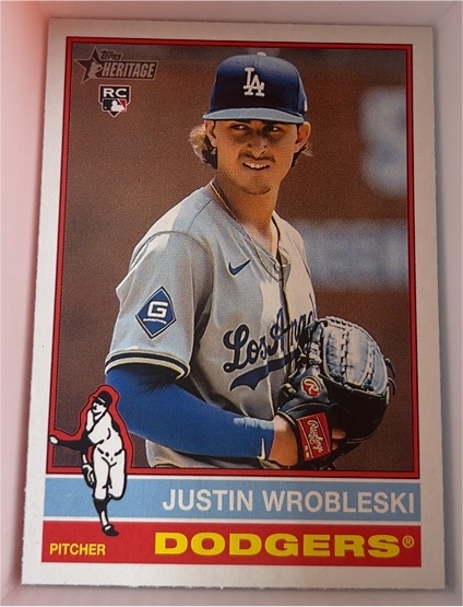 2025 Topps Heritage #319 Justin Wrobleski — front