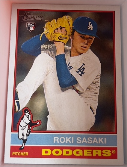 2025 Topps Heritage #224 Roki Sasaki — front
