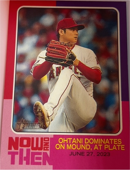 2024 Topps Heritage High Number #NAT-8 Shohei Ohtani — front