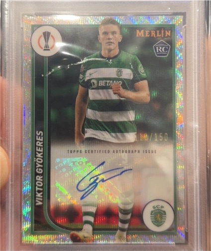 2023-24 Topps Merlin UEFA Club Competitions #AU-VG Viktor Gyokeres — front