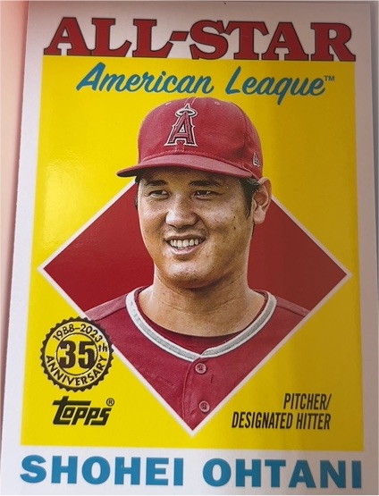 2023 Topps Series 2 #88AS-1 Shohei Ohtani 1988 Topps All-Star — front