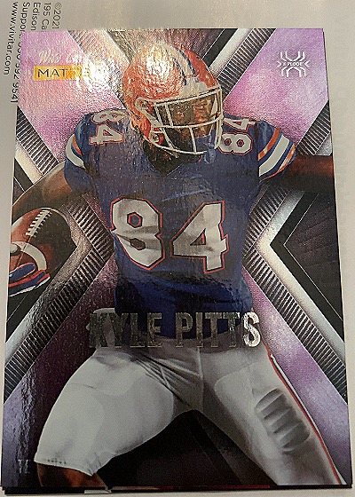2021 Wild Card Matte #MXP-5 Kyle Pitts — front