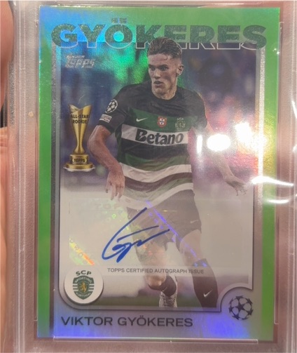 2024-25 Topps UEFA #A-VG Viktor Gyökeres — front