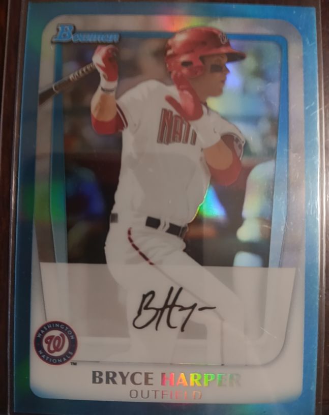 2011 Bowman Prospects #BP1 Bryce Harper Washington Nationals — front