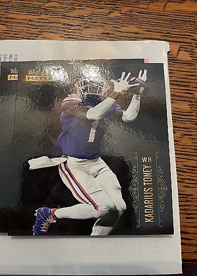 2021 Wild Card Matte #MBC-28 Kadarius Toney — front