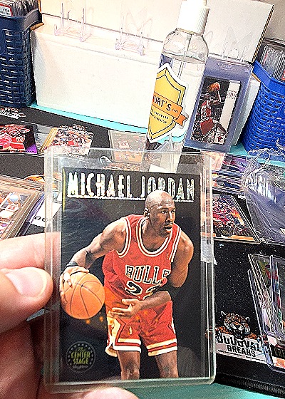 1994 Fleer #1 Michael Jordan — front