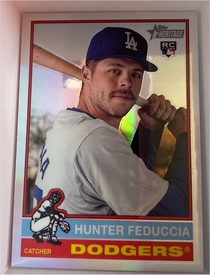 2025 Topps Heritage #277 Hunter Feduccia — front
