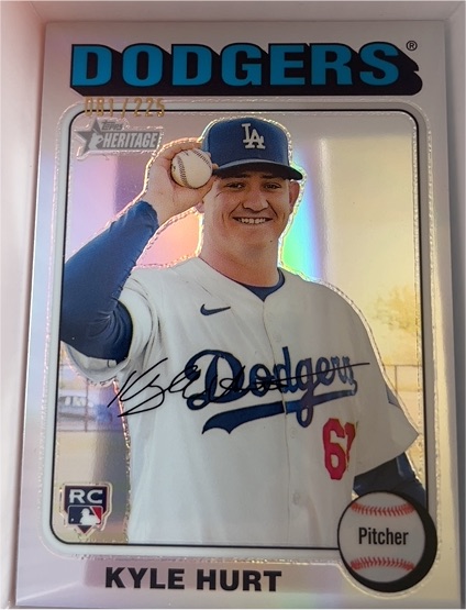 2024 Topps Heritage High Number #609 Kyle Hurt — front