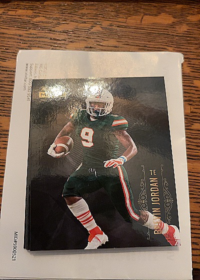 2021 Panini Wild Card Matte #MBC-63 Brevin Jordan — front