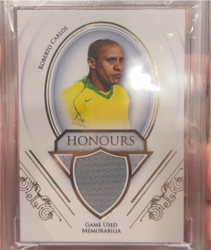 2024 Futera Unique Roberto Carlos Honours Game Used Memorabilia — front