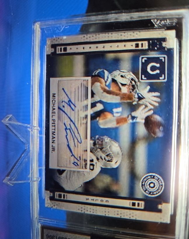 2024 Panini Photogenic In The Action #IAA-MPI Michael Pittman Jr. — front