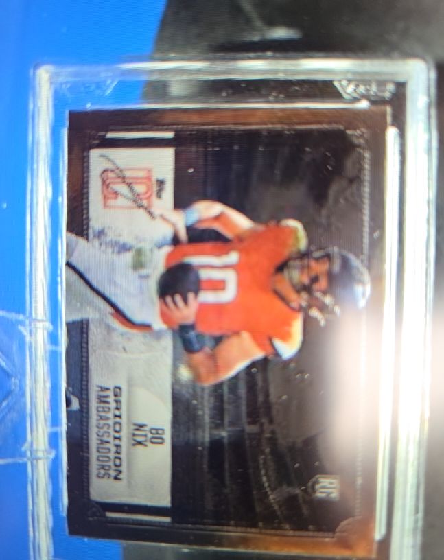 2024 Topps Signature Class Gridiron Ambassadors Bo Nix — front