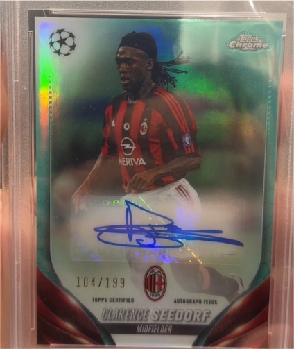 2023-24 Topps Chrome UEFA #104 Clarence Seedorf — front