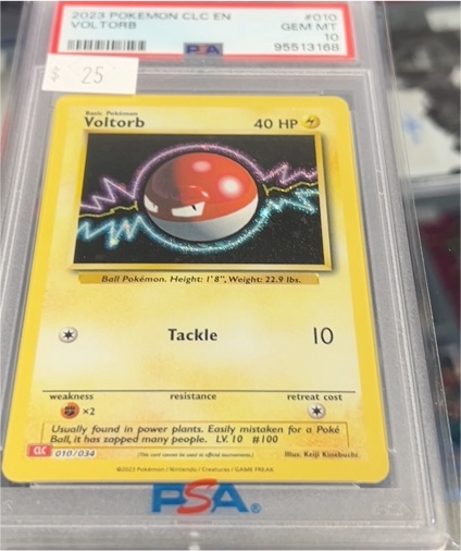 2023 Pokémon CLC #010 Voltorb — front