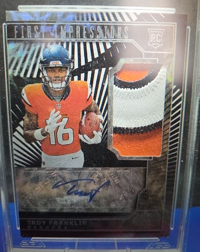 2024 Panini Illusions First Impressions #Troy Franklin — front