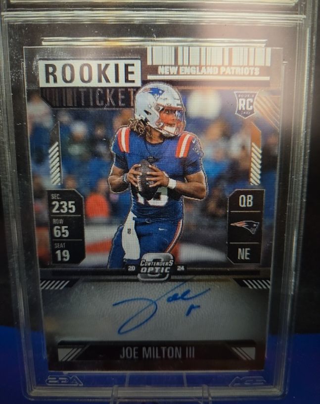 2024 Panini Contenders Optic #235 Joe Milton III Rookie Ticket — front