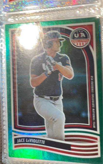 2024 Panini Stars & Stripes USA Baseball #41 Jace LaViolette — front