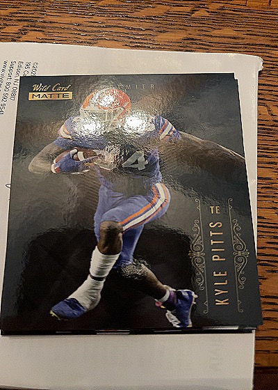 2021 Wild Card Matte Premier #MBC-11 Kyle Pitts — front