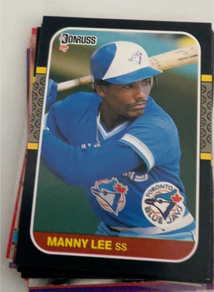 1987 Donruss #518 Manny Lee — front