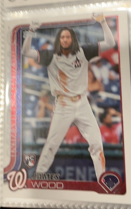 2025 Topps Series 1 #CC-17 James Wood Companion Card — front