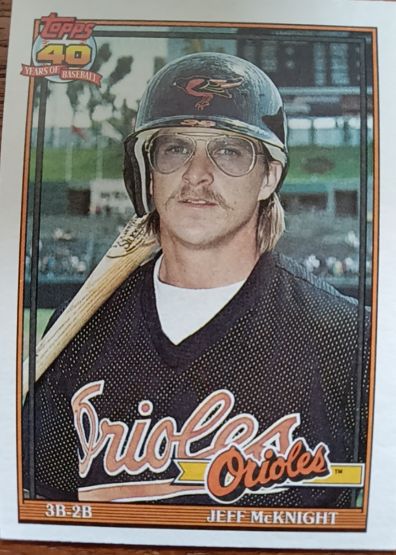 1991 Topps #319 Jeff McKnight — front