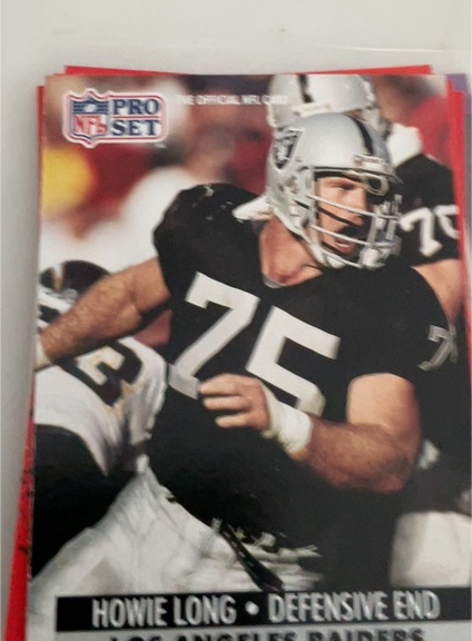 1991 Pro Set #75 Howie Long — front