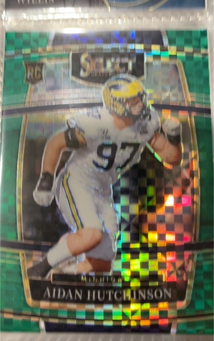 2022 Panini Select Draft Picks #33 Aidan Hutchinson — front