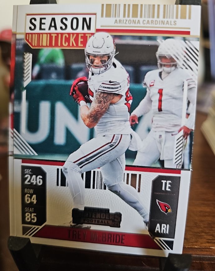 2024 Panini Contenders Season Ticket #1 Trey McBride — front
