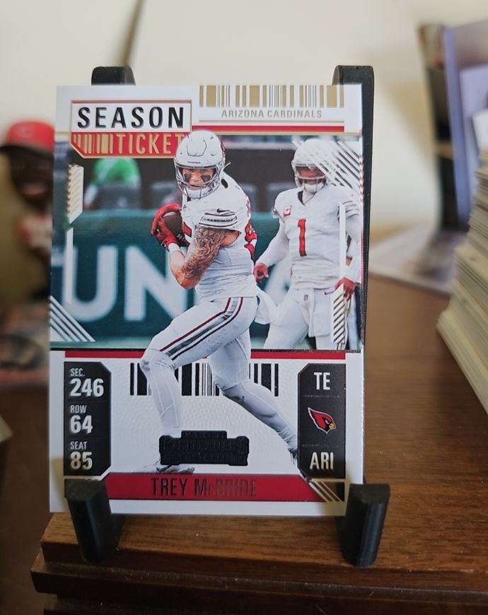 2024 Panini Contenders Season Ticket #1 Trey McBride — front