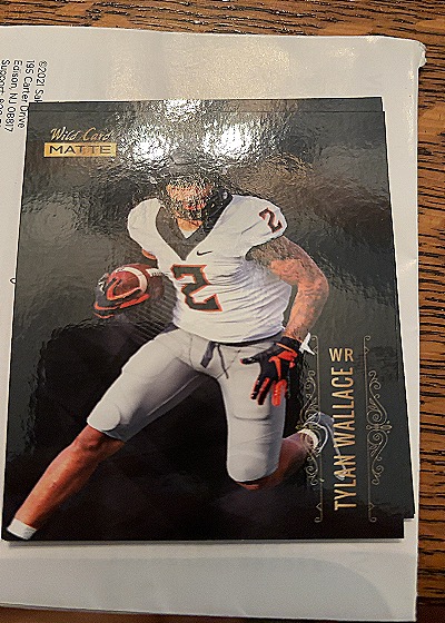 2021 Wild Card Matte #MBC-56 Tylan Wallace — front