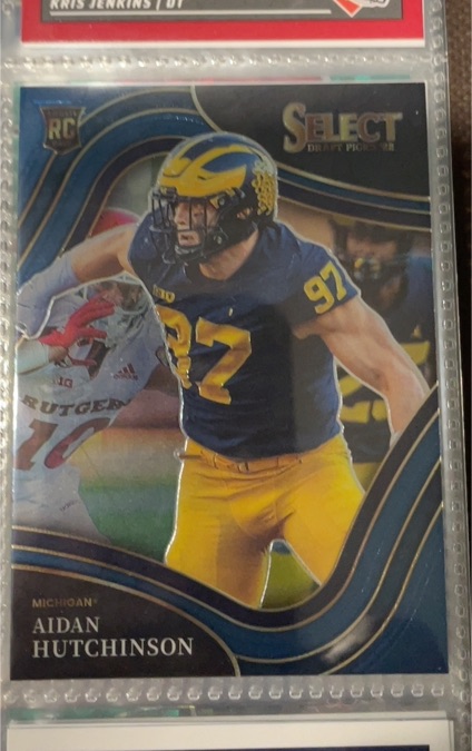 2022 Panini Select Draft Picks #198 Aidan Hutchinson — front