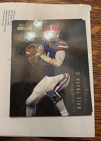 2021 Wild Card Matte #MBC-4 Kyle Trask — front
