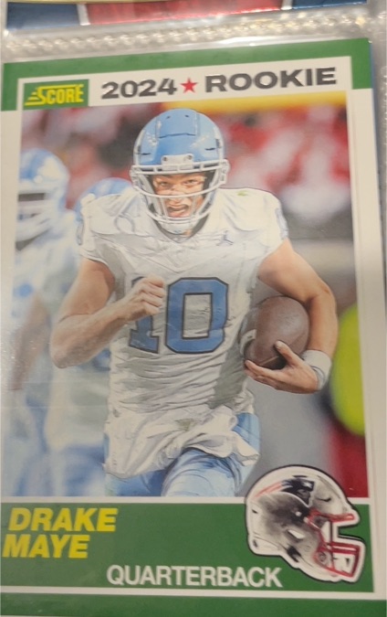 2024 Score 35th Anniversary Rookie #3 Drake Maye — front