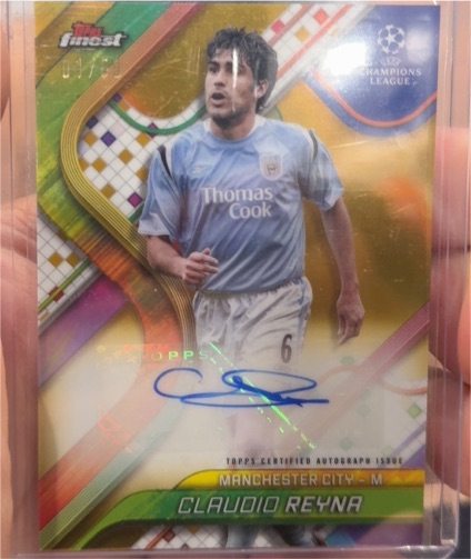 2024-25 Topps Finest UEFA #BA-CL Claudio Reyna — front
