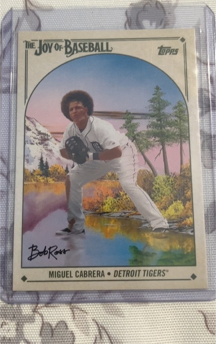 2023 Topps X Bob Ross The Joy of Baseball #49 Miguel Cabrera — front
