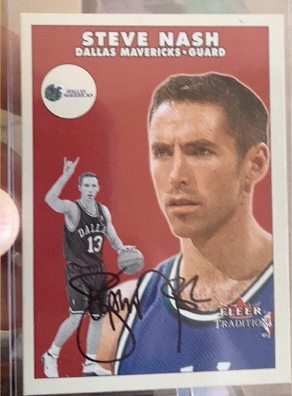2000-01 Fleer Tradition #24 Steve Nash Dallas Mavericks — front