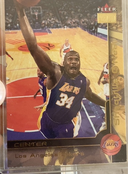 2000-01 Fleer Premium #182 Shaquille O'Neal — front