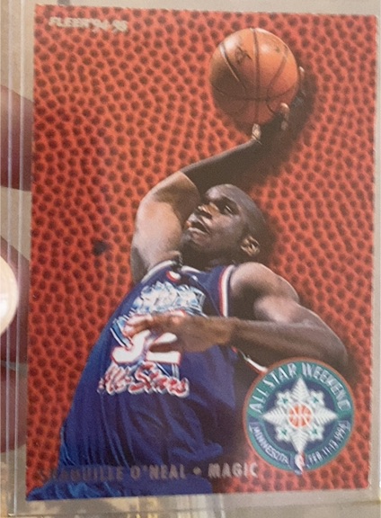 1994-95 Fleer #9 Shaquille O'Neal All-Star Weekend — front