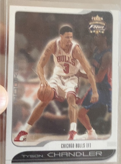 2001-02 Fleer Focus #105 Tyson Chandler Rookie — front