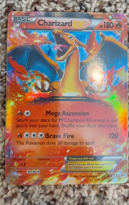 2014 Pokémon XY Black Star Promo #XY17 Charizard EX — front