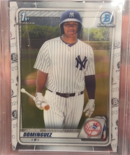 2020 Bowman Chrome Prospects #BCP-8 Jasson Dominguez — front