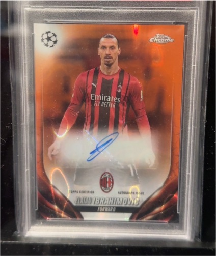 2023-24 Topps Chrome UEFA Club Competitions #54 Zlatan Ibrahimovic — front