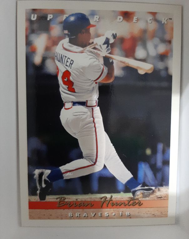 1993 Upper Deck #582 Brian Hunter — front