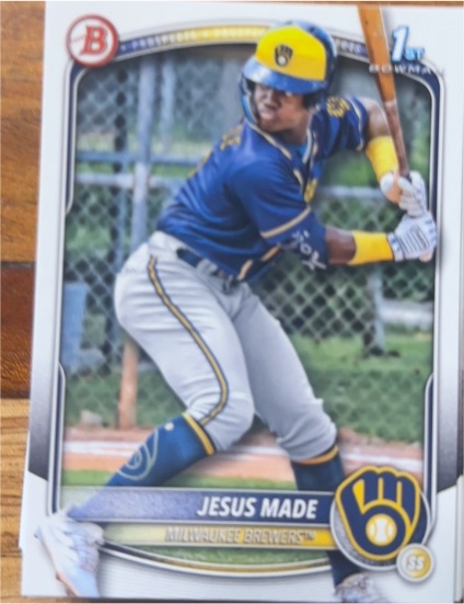 2025 Bowman #BP-66 Jesus Made Prospects — front
